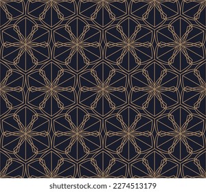 Vector abstract oriental pattern. gold line with Arabic ornaments. Patterns, backgrounds and wallpapers for your design. Textile ornament. Vector illustration.