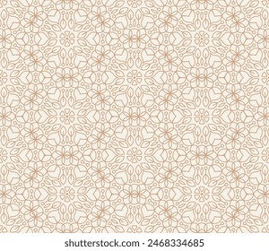 Vector abstract oriental pattern. Line with Arabic ornaments. Patterns, backgrounds and wallpapers for your design. Textile ornament. Vector illustration.