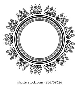 Vector Abstract Ornament Circle