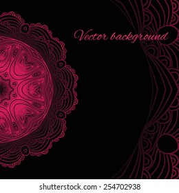 Vector abstract ornamental background