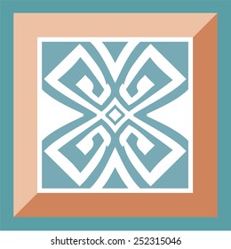 Vector abstract ornamental seamless pattern, background