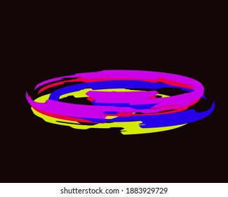 Ilustración de fondo de diseño de color de pintura abstracta vectorial Logotipo, Perfecto para folletos empresariales, etc