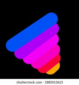 Vector abstract paint color design background illustration,Perfect For Simple Brochure etc
