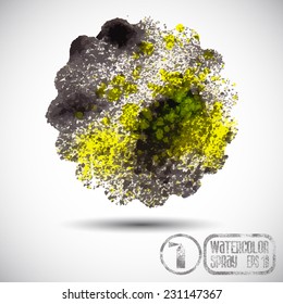 Vector abstract paint spray 
