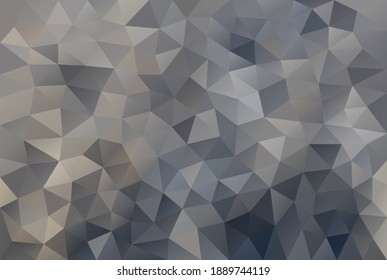 Vector abstract pale brown polygonal background