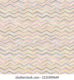 Abstraktes, blassgelbes, rosafarbenes, nahtloses Muster. Textur. Vintage-Textur. Wiederholen von image.Geometrisches Muster.Nahtloses Muster mit Zickzacken grafisch.