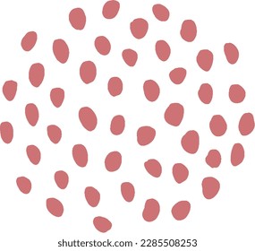 Vector abstract pastel bude colorful illustration of geometrické shape, circle, dots, stain painting. Ideal for print, wedding and birthday cards, graphic design, scrap booking, stickers, layering.