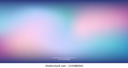 Vector abstract pastel colorful background blurred gradient.