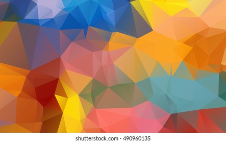 Vector abstract pastel polygonal background