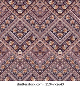 Vector abstract patch pattern. Mosaic background