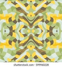 Vector abstract patch pattern. Mosaic background. Color spots