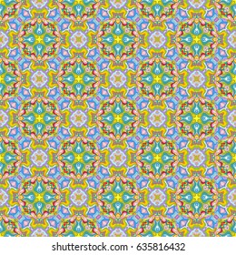 Vector abstract patch pattern. Mosaic background. Color spots