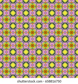 Vector abstract patch pattern. Mosaic background