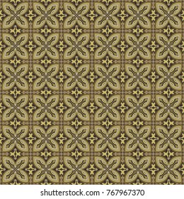 Vector abstract patch pattern. Mosaic background