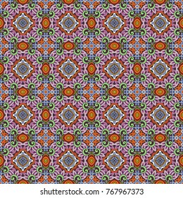 Vector abstract patch pattern. Mosaic background