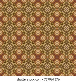 Vector abstract patch pattern. Mosaic background