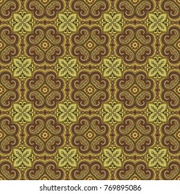 Vector abstract patch pattern. Mosaic background