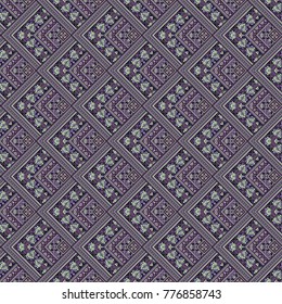 Vector abstract patch pattern. Mosaic background