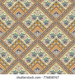 Vector abstract patch pattern. Mosaic background