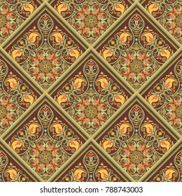 Vector abstract patch pattern. Mosaic background
