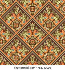 Vector abstract patch pattern. Mosaic background