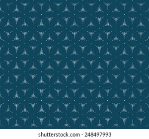 Vector abstract pattern background, geometric design - you can change color and size