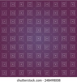 Vector abstract pattern background, geometric design - you can change color and size