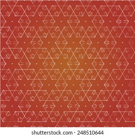 Vector abstract pattern background, geometric design - you can change color and size
