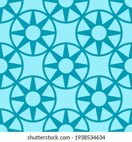 Vector abstract pattern with blue color.