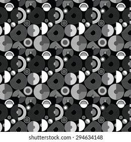 Vector abstract pattern with circle
