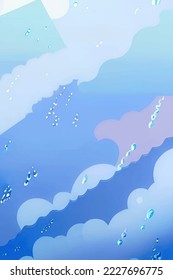 vector abstract pattern of cool shades