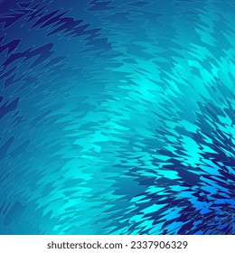 Vector abstract pattern in the form of a sea wave on a blue gradient background