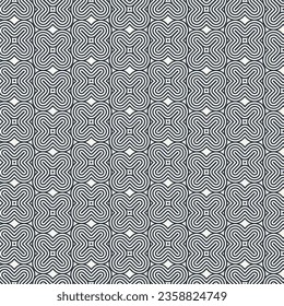 Vector abstract pattern with geometric ornament