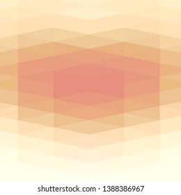  Vector abstract pattern of geometric shapes, triangles, rhombus. Grid Mosaic background in orange, brown colors. Flow of spectrum effect. Modern, stylish. Abstract pattern for web, backdrop, banner