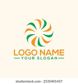 Vector abstract  pattern logo icon rotare  