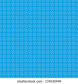 Vector abstract pattern made with cube over blue background