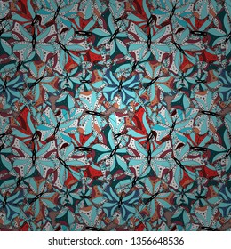 Vector abstract pattern page for antistress. On blue, white and black colors. Can be used for cards, invitations, save the date cards and many more. Vector illustration.
