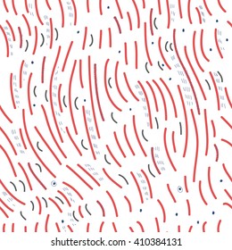 Vector abstract pattern. Seamless abstract illustration on white background.