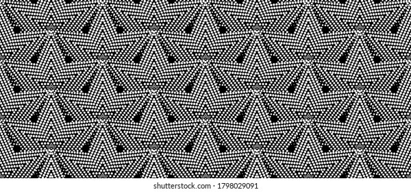 Vector abstract pattern. Seamless starry monochrome background. Wallpaper, textile patch, wrapping paper, page fill, web.