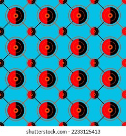 Vector abstract pattern wallpaper blue background