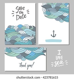 vector abstract pattern, waves. Vector invitations