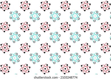 Vector Abstract Physic Pattern Background