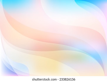 Vector abstract pink blue yellow background