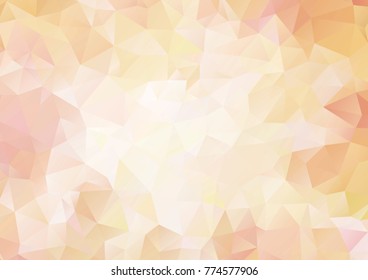 Vector - Abstract pink, red, scarlet geometric background, vector from polygons, triangle, vector illustration, vector pattern, triangular template