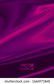Vector abstract pink waves background. Background design for poster, flyer, cover, brochure.