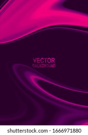Vector abstract pink waves background. Background design for poster, flyer, cover, brochure.