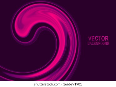 Vector abstract pink waves background. Background design for poster, flyer, cover, brochure.