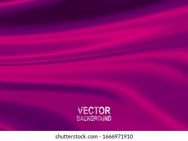 Vector abstract pink waves background. Background design for poster, flyer, cover, brochure.