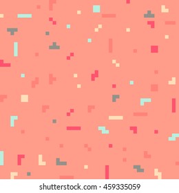 Vector abstract pixel art background