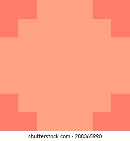 Vector abstract pixel art frame background template